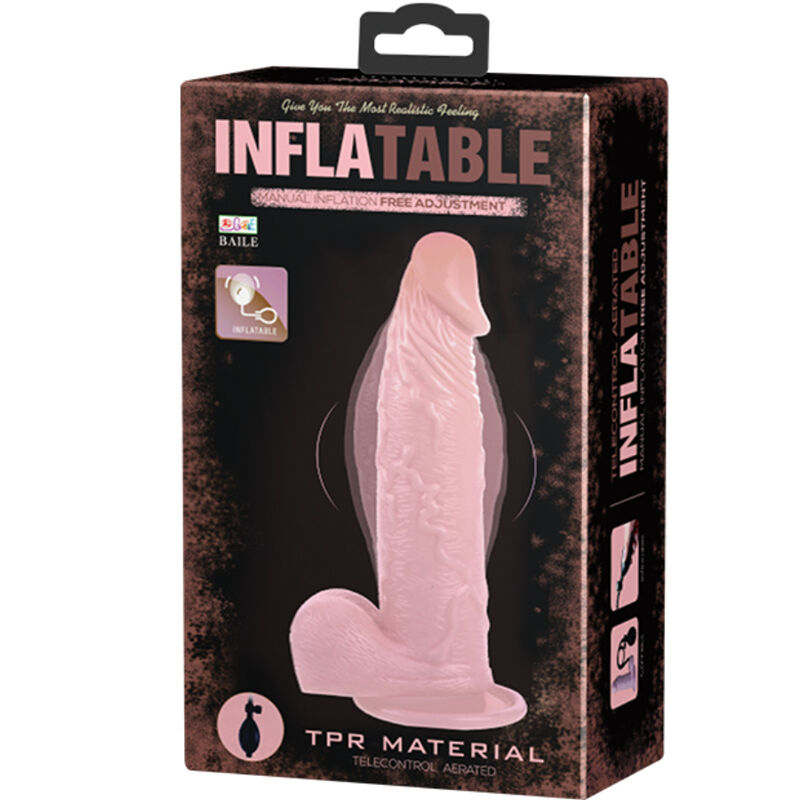 BAILE - AUFBLASBARER REALISTISCHER HAHN REALISTISCHER AUFBLASBARER DILDO MIT SAUGNAPF