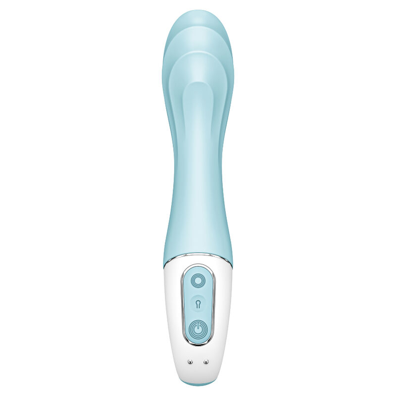 SATISFYER - AIR PUMP VIBRATOR 5+ AUFBLASBARE G-SPOT-VIBRATOR-APP BLAU