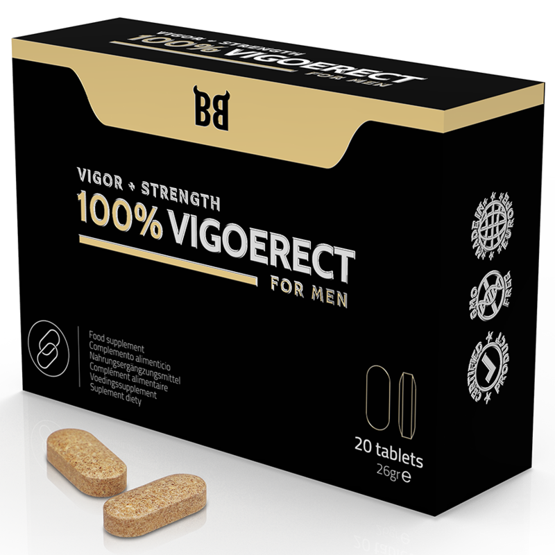 BLACKBULL BY SPARTAN - 100 % VIGOERECT VIGOR + STÄRKE FÜR MÄNNER 20 TABLETTEN