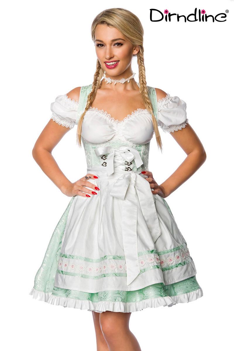 Pastell-Dirndl 3XL mintgrün