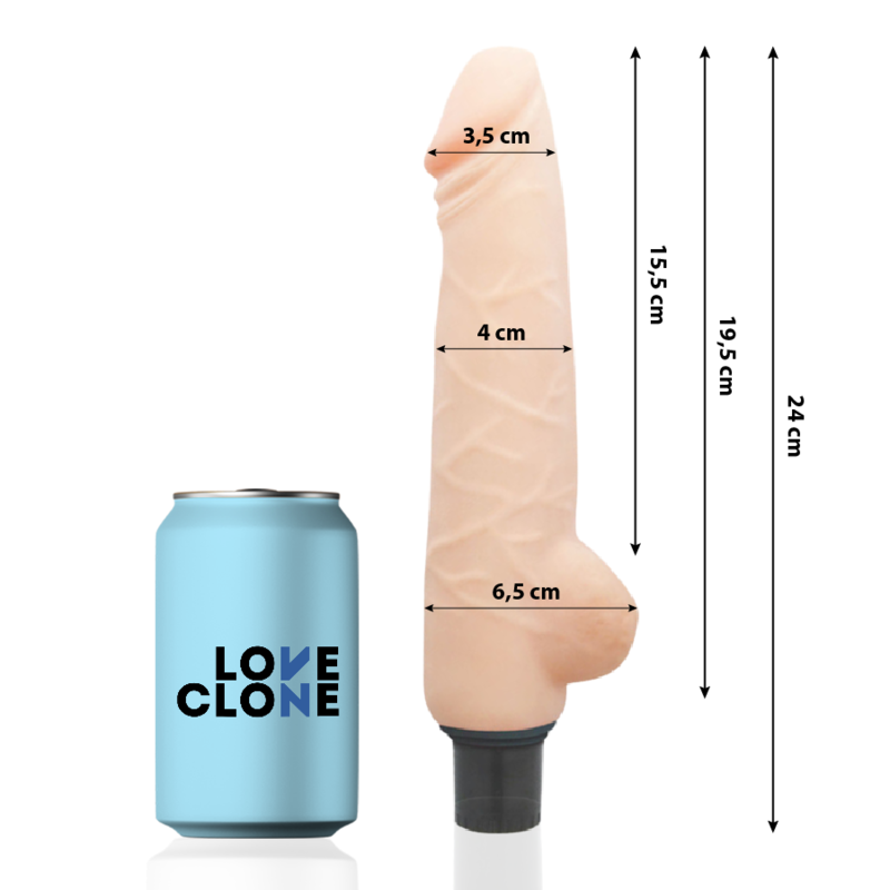 LOVECLONE - HARALD SELBSTSCHMIERENDER VIBRATOR 24CM