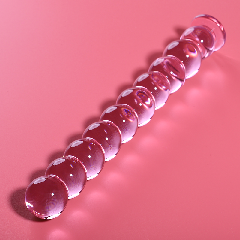 NEBULA SERIES BY IBIZA - MODELL 22 DILDO BOROSILIKATGLAS 21,5 X 2,5 CM ROSA