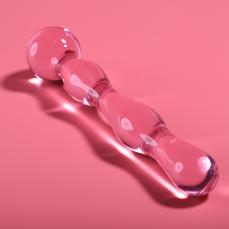 NEBULA SERIES BY IBIZA - MODELL 13 DILDO BOROSILIKATGLAS 18 X 3,5 CM ROSA