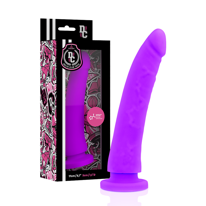 DELTA CLUB - TOYS HARNESS + DONG LILA SILIKON 17 X 3CM