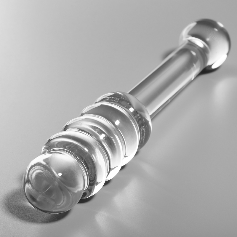 NEBULA SERIES BY IBIZA - MODELL 20 DILDO BOROSILIKATGLAS 20,5 X 3 CM KLAR