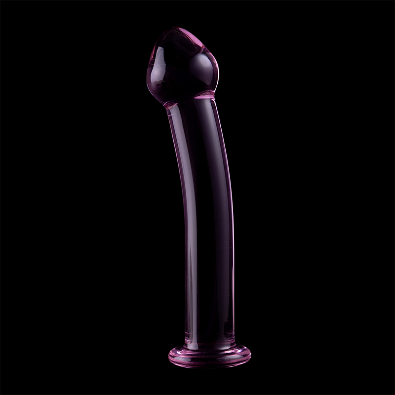 NEBULA SERIES BY IBIZA - MODELL 11 DILDO BOROSILIKATGLAS 16 X 3 CM ROSA