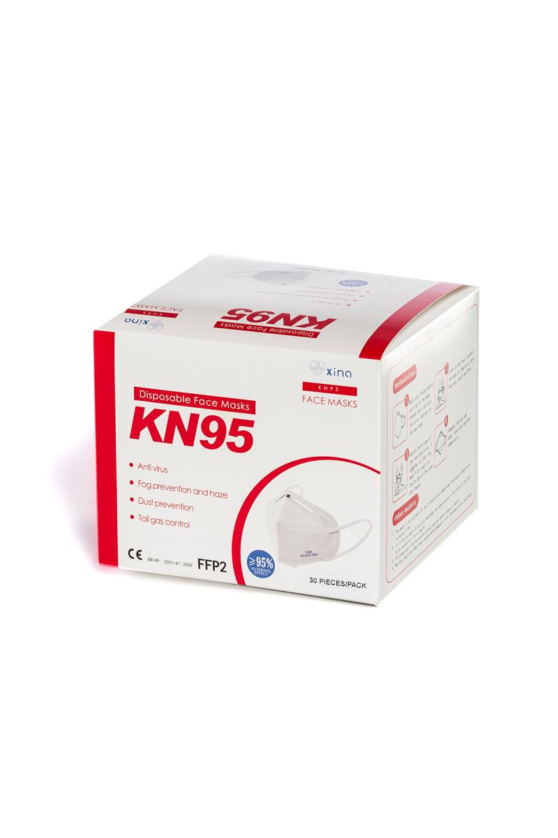 10x Masken 4-lagig  OS weiß