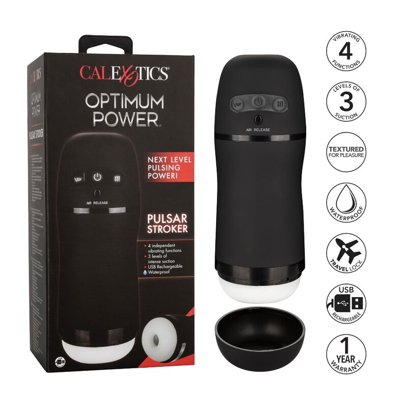 CALIFORNIA EXOTICS - OPTIMUM POWER STROKER VIBRATIONS UND SAUGFUNKTIONEN