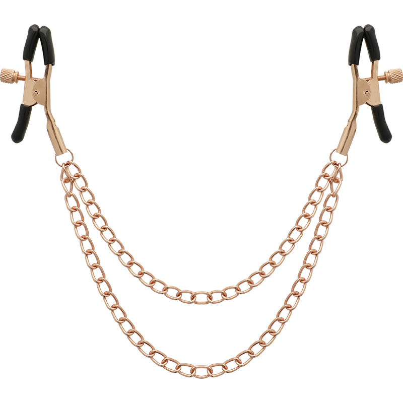 COQUETTE - CHIC DESIRE FANTASY-NIPPELCLIPS AUS METALL MIT KETTE