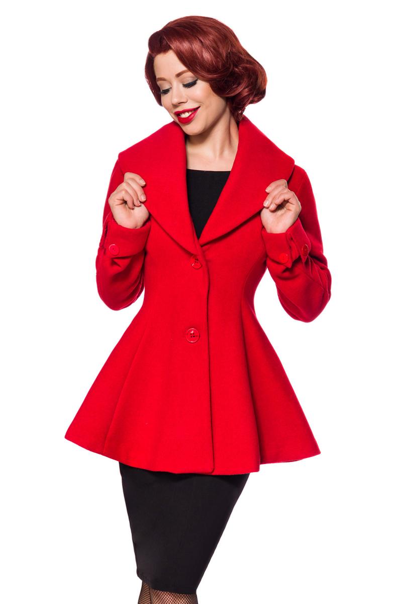 Belsira Premium Woll-Jacke rot