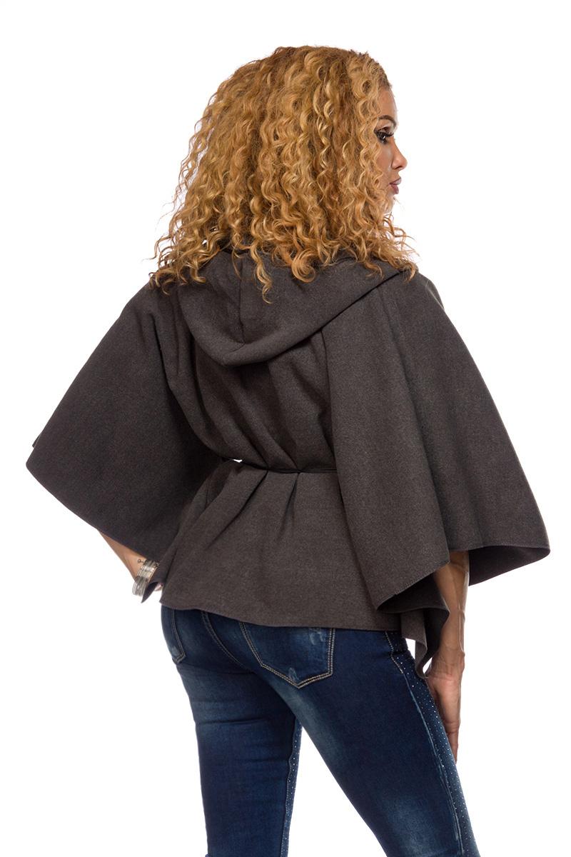 Winter-Cape XS-L grau