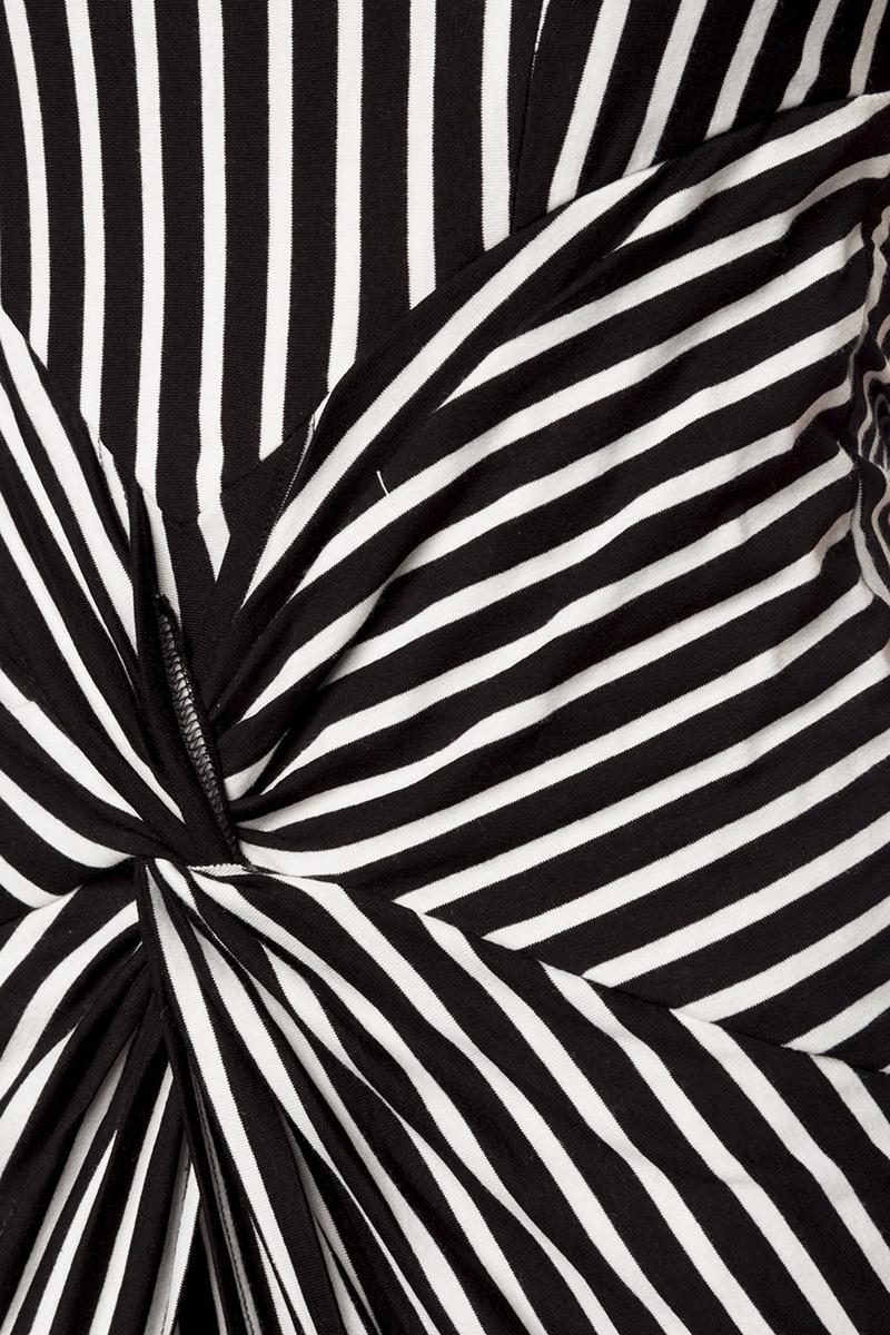 Kleid S schwarz/weiß