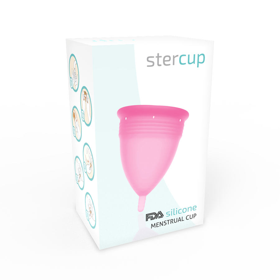STERCUP - FDA SILIKON-MENSTRUALCUP GRÖSSE S ROSA