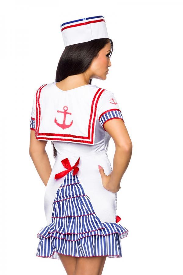 Marinekostüm OS weiß/blau/rot