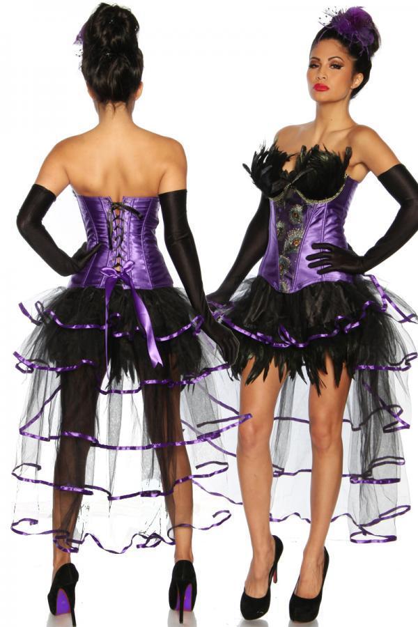 Burlesque-Corsage L lila