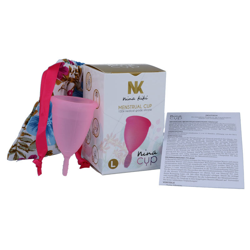 NINA KIKÍ - MENSTRUAL CUP ROSA GRÖSSE L