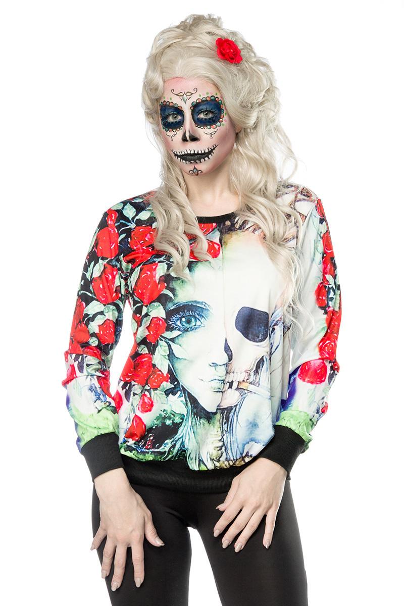 Ghost Sweatshirt XS-M blau/rot/weiß