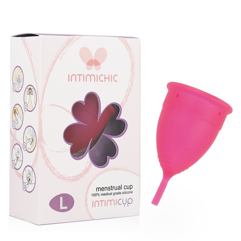 INTIMICHIC - MENSTRUALISTASSE AUS MEDIZINISCHEM SILIKON, GRÖSSE L