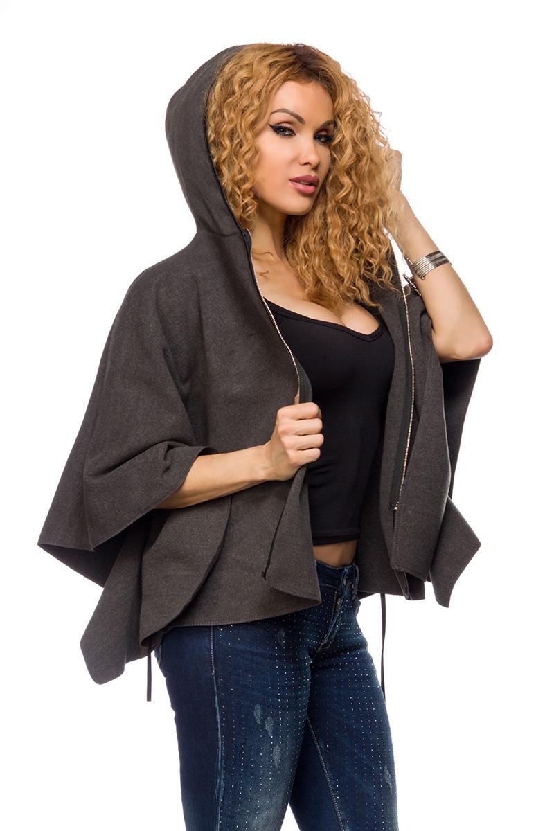 Winter-Cape XS-L grau