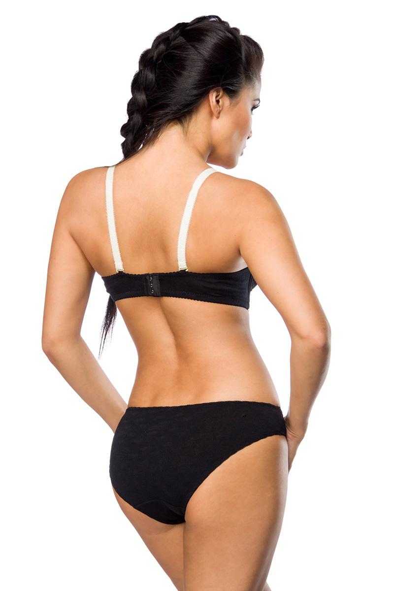 BH-Set im 3er Pack 36/B schwarz/beige