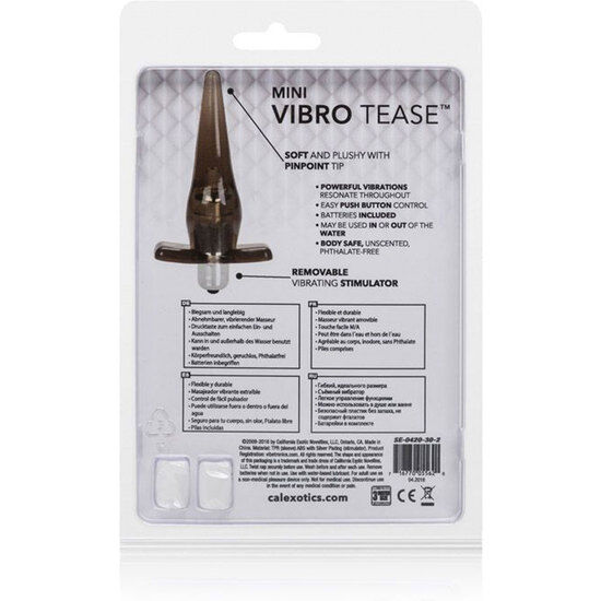 CALIFORNIA EXOTICS - MINI VIBRO TEASE SCHWARZ