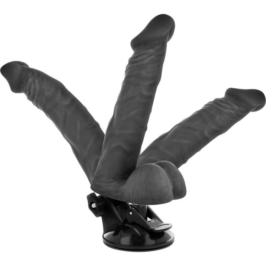 BASECOCK - ARTIKULIERBARER VIBRATOR MIT FERNBEDIENUNG SCHWARZ 20 CM