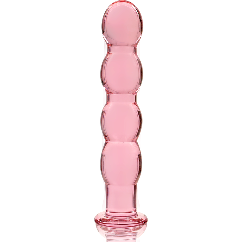 NEBULA SERIES BY IBIZA - MODELL 10 DILDO BOROSILIKATGLAS 16,5 X 3,5 CM ROSA