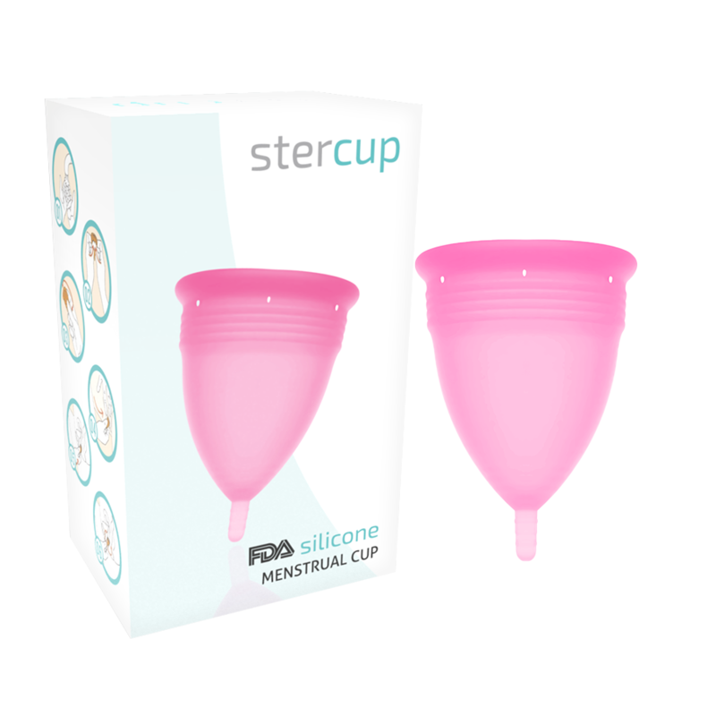STERCUP - FDA SILIKON-MENSTRUALCUP GRÖSSE S ROSA