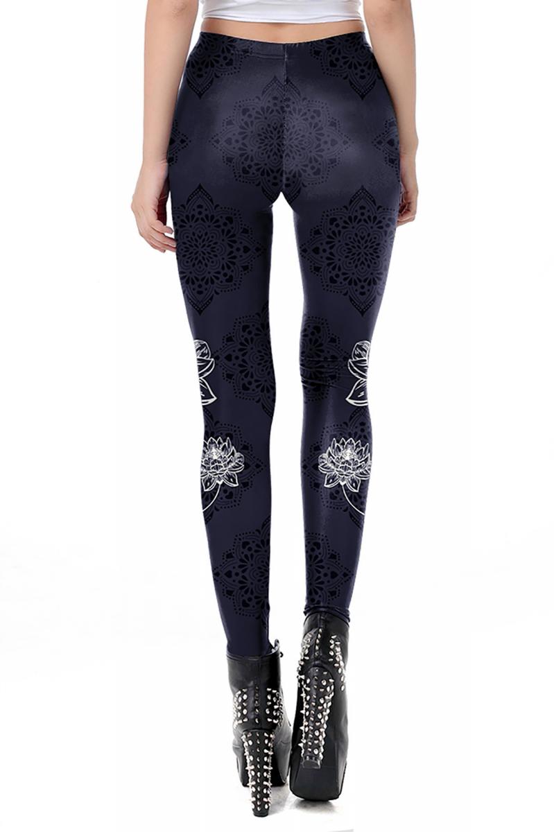 Mandala Leggings schwarz