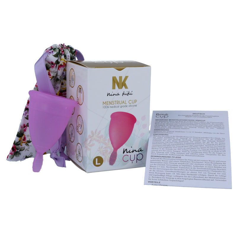 NINA KIKÍ - MENSTRUAL CUP LILA GRÖSSE L