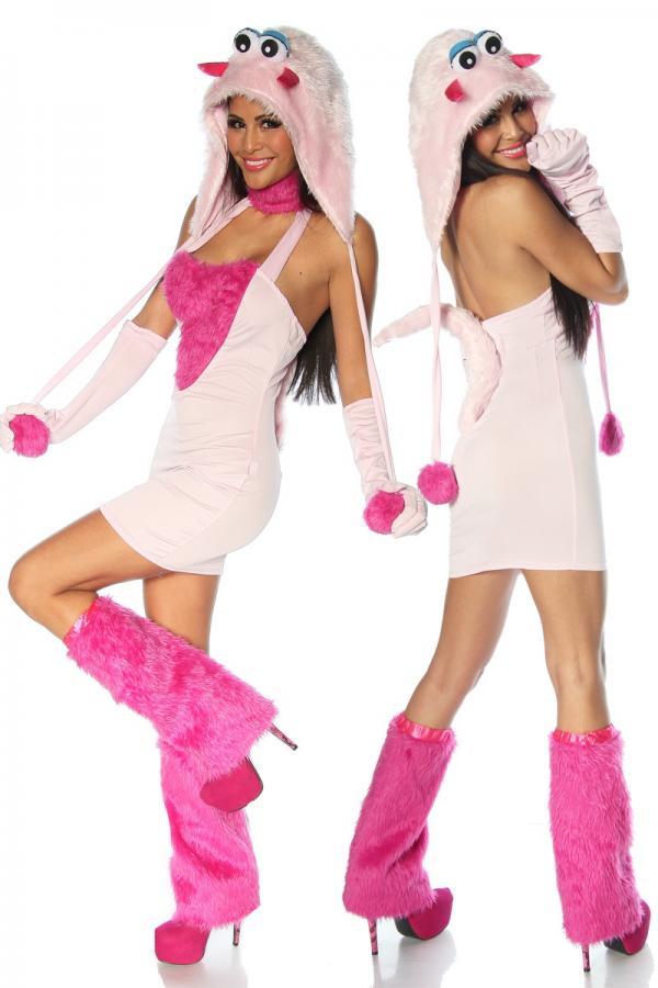 Sexy-Monster-Kostüm OS pink/rosa