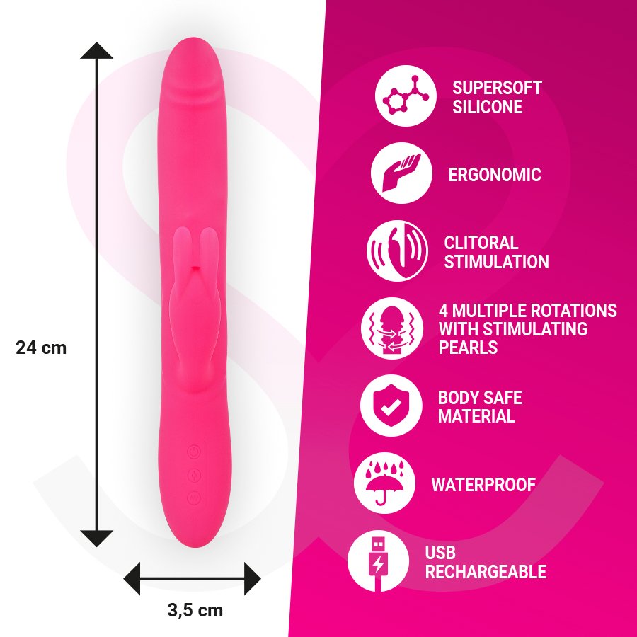 MORESSA - SOMER PREMIUM VIBRATOR MIT MEHRFACHDREHUNG