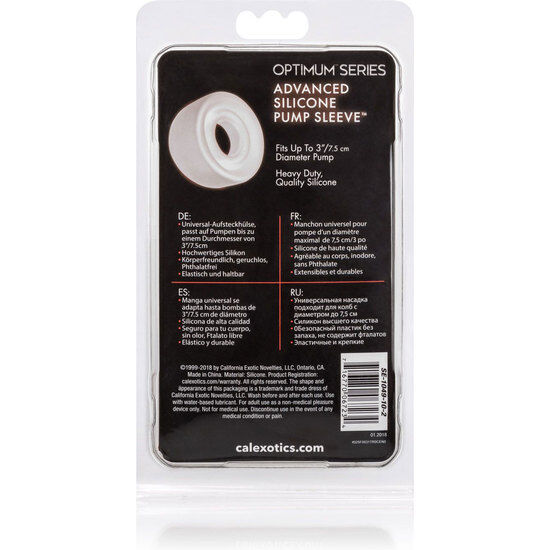 CALIFORNIA EXOTICS - ADV SILIKON-PUMPENHÜLSE TRANSPARENT
