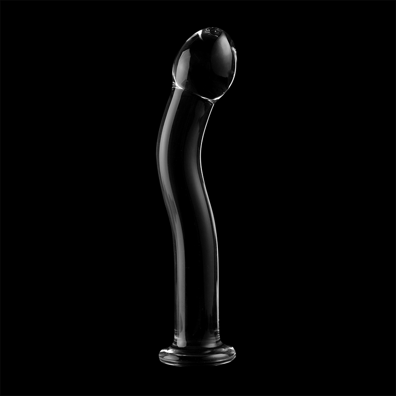 NEBULA SERIES BY IBIZA - MODELL 18 DILDO BOROSILIKATGLAS 18,5 X 3,5 CM KLAR