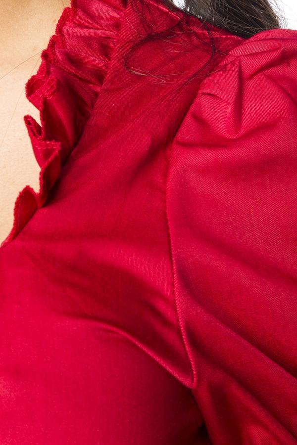 Dirndl-Bluse rot