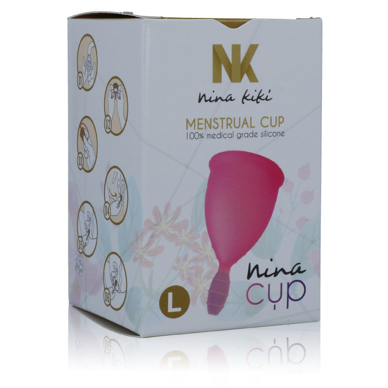 NINA KIKÍ - MENSTRUAL CUP ROSA GRÖSSE L