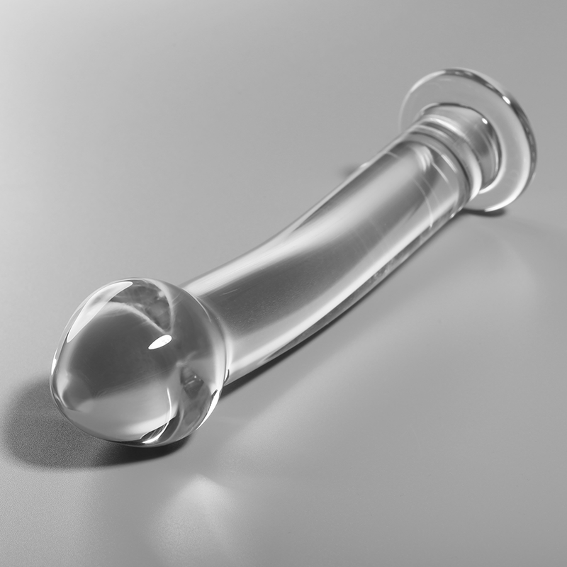 NEBULA SERIES BY IBIZA - MODELL 11 DILDO BOROSILIKATGLAS 16 X 3 CM KLAR