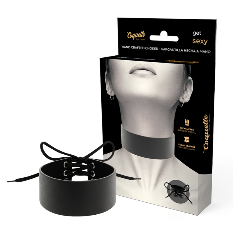 COQUETTE - CHIC DESIRE VEGANES LEDER-HALSBAND