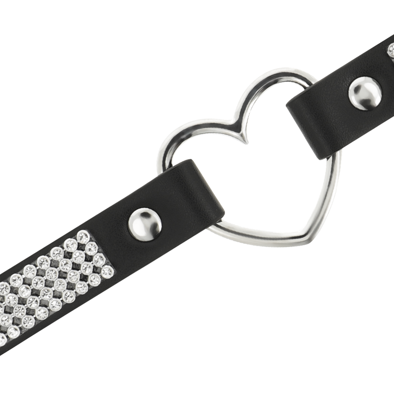 COQUETTE - CHIC DESIRE VEGANES LEDER-HALSBAND MIT HERZ