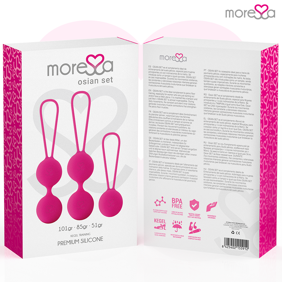 MORESSA - OSIAN SET PREMIUM SILIKON ROSA