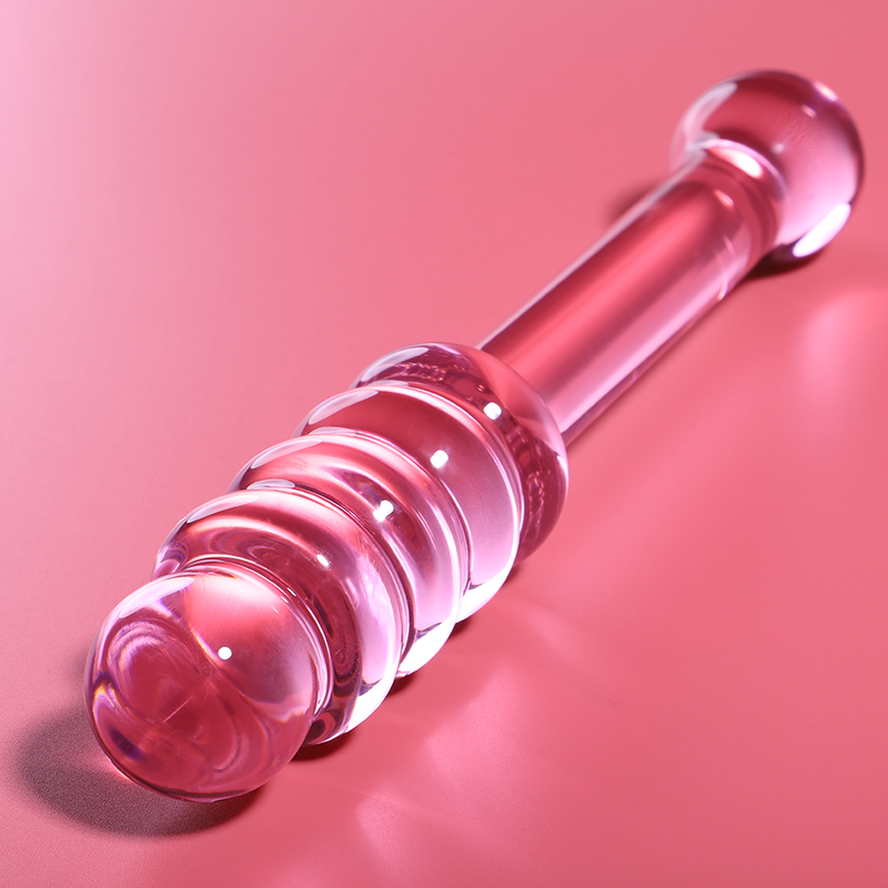 NEBULA SERIES BY IBIZA - MODELL 20 DILDO BOROSILIKATGLAS 20,5 X 3 CM ROSA