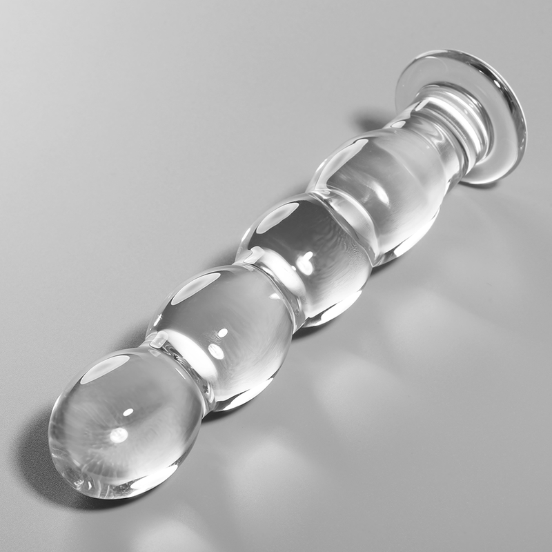 NEBULA SERIES BY IBIZA - MODELL 10 DILDO BOROSILIKATGLAS 16,5 X 3,5 CM KLAR