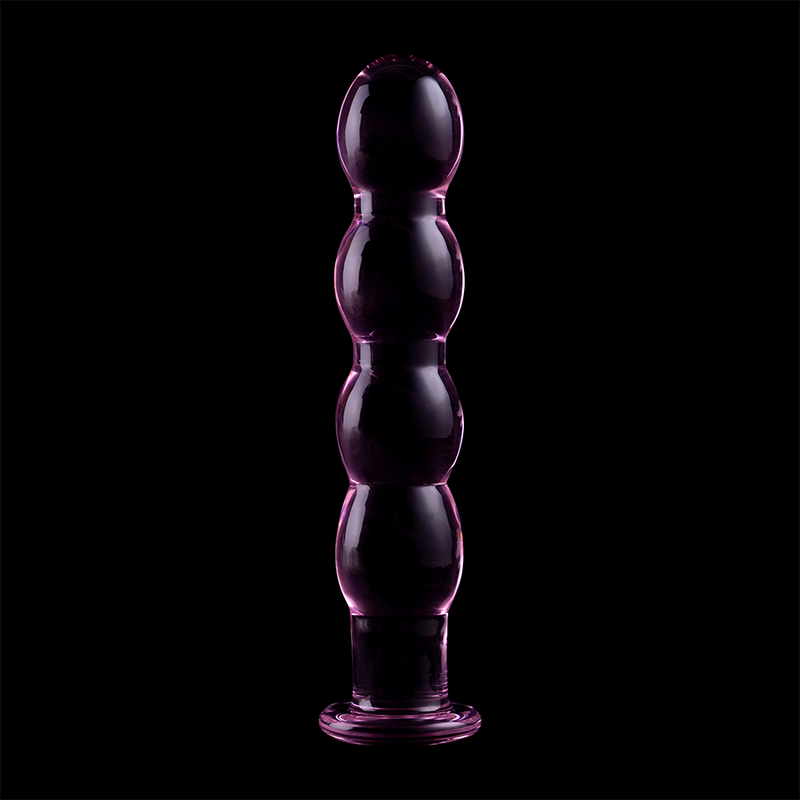 NEBULA SERIES BY IBIZA - MODELL 10 DILDO BOROSILIKATGLAS 16,5 X 3,5 CM ROSA