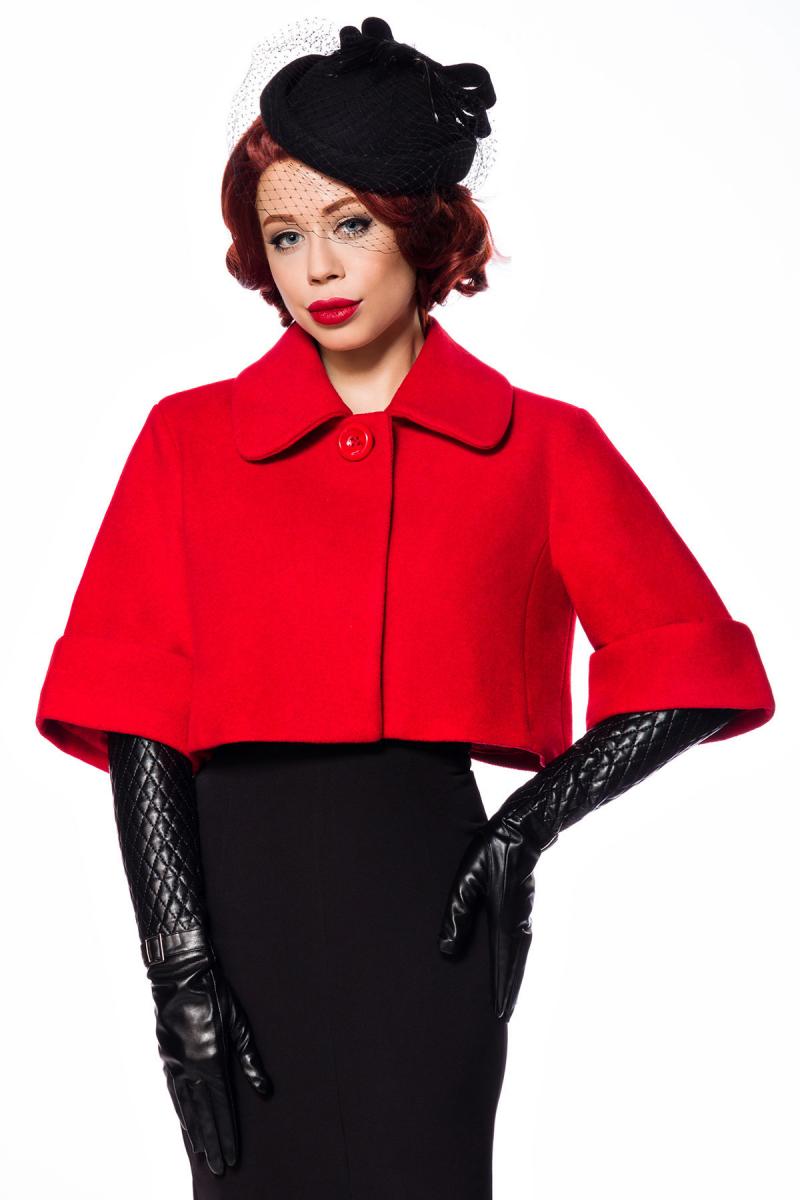 Belsira Premium Wolljäckchen rot