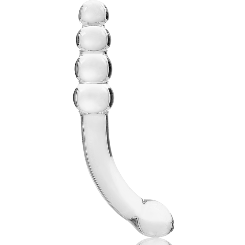 NEBULA SERIES BY IBIZA - MODELL 14 DILDO BOROSILIKATGLAS 18,5 X 3 CM KLAR
