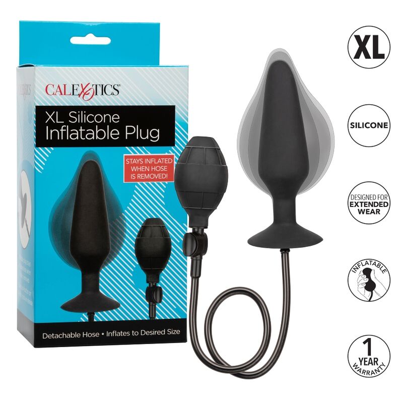 CALIFORNIA EXOTICS - XL SILIKON-AUFBLASBARER STECKER