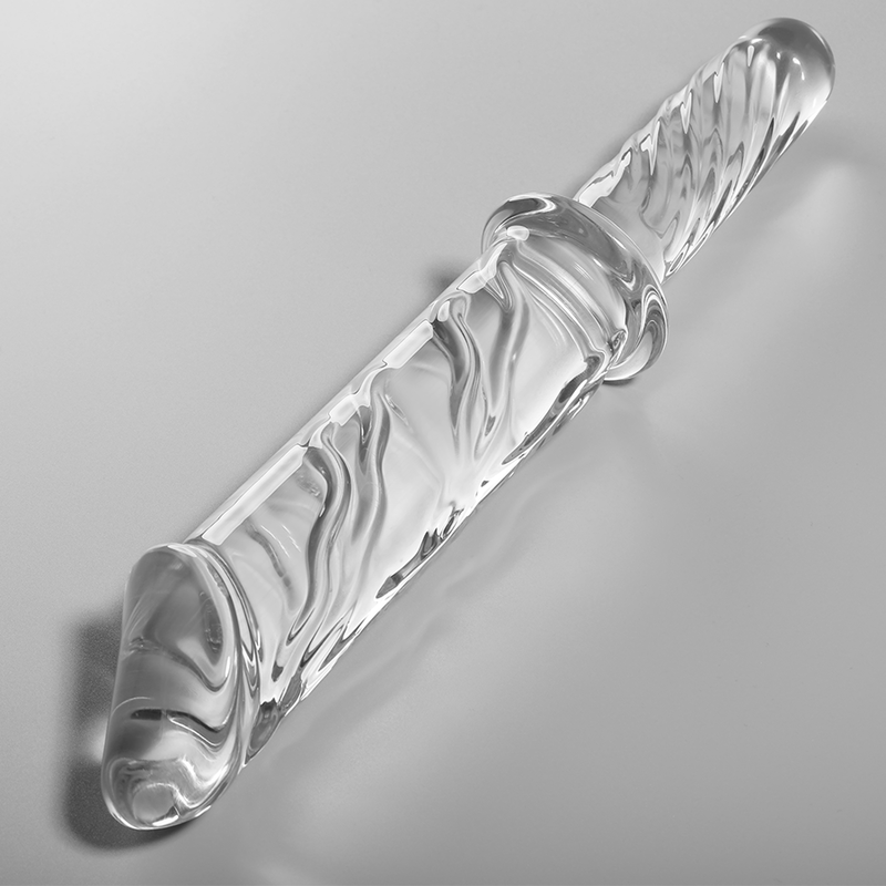 NEBULA SERIES BY IBIZA - MODELL 24 DILDO BOROSILIKATGLAS 28,5 X 5 CM KLAR