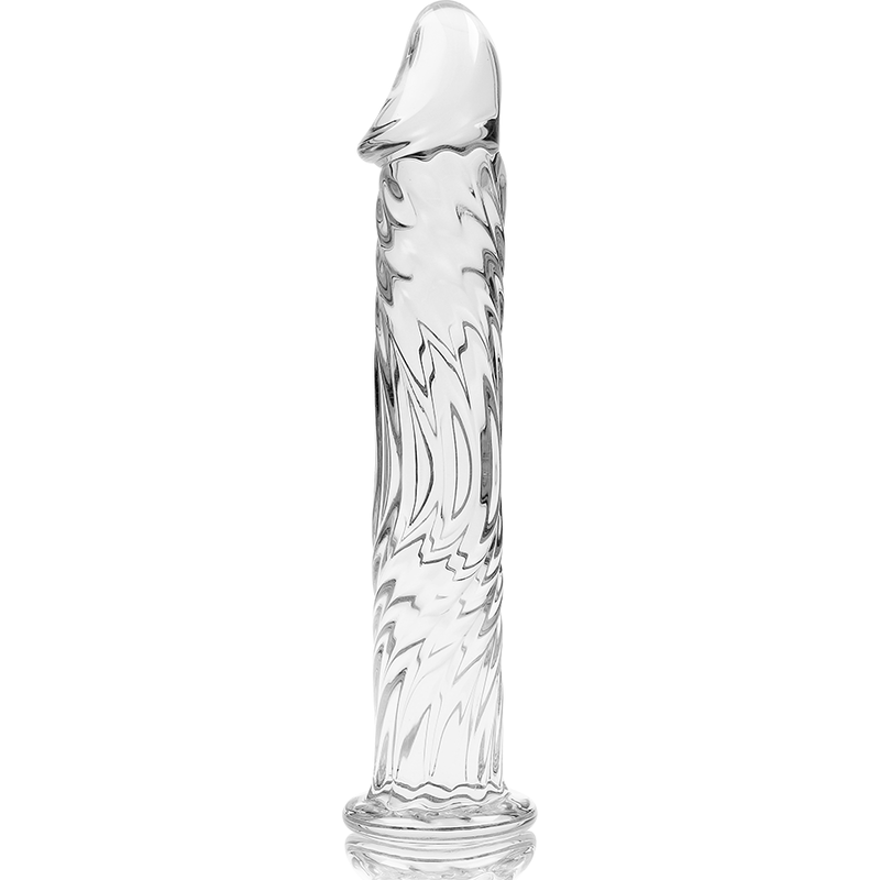NEBULA SERIES BY IBIZA - MODELL 12 DILDO BOROSILIKATGLAS 17 X 3,5 CM KLAR