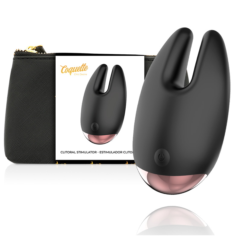 COQUETTE TOYS - KLITORIALSTIMULATOR SCHWARZ / GOLD