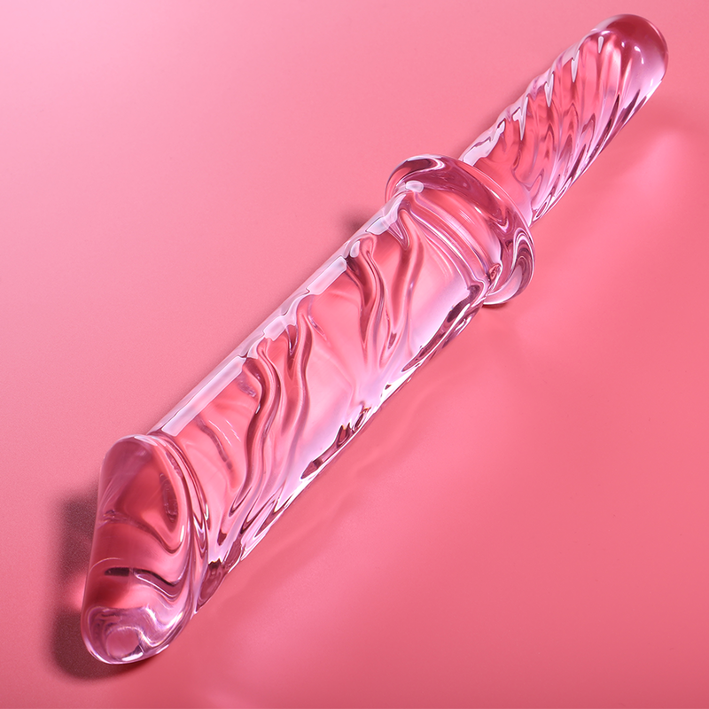 NEBULA SERIES BY IBIZA - MODELL 24 DILDO BOROSILIKATGLAS 28,5 X 5 CM ROSA
